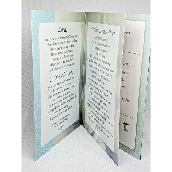 Sisters Of St Francis Of Assisi In Loving Memory Silver Foil Greeting Card - Picture 10 of 12
